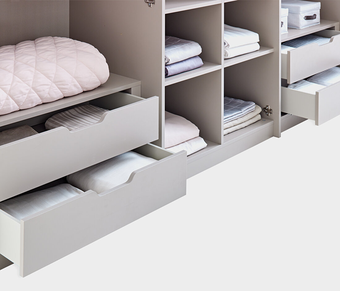 Hera Stone Color Wardrobe