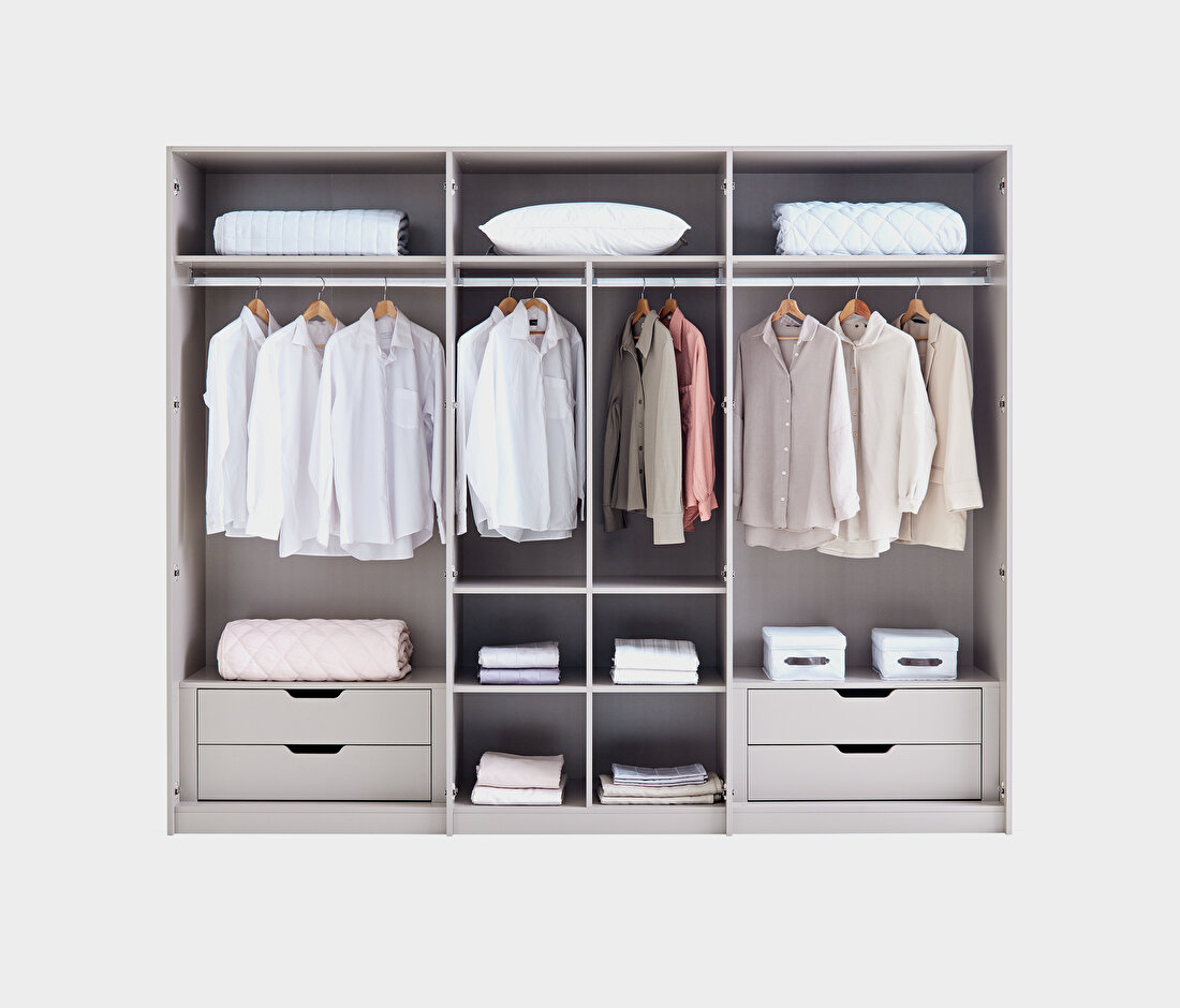 Hera Stone Color Wardrobe