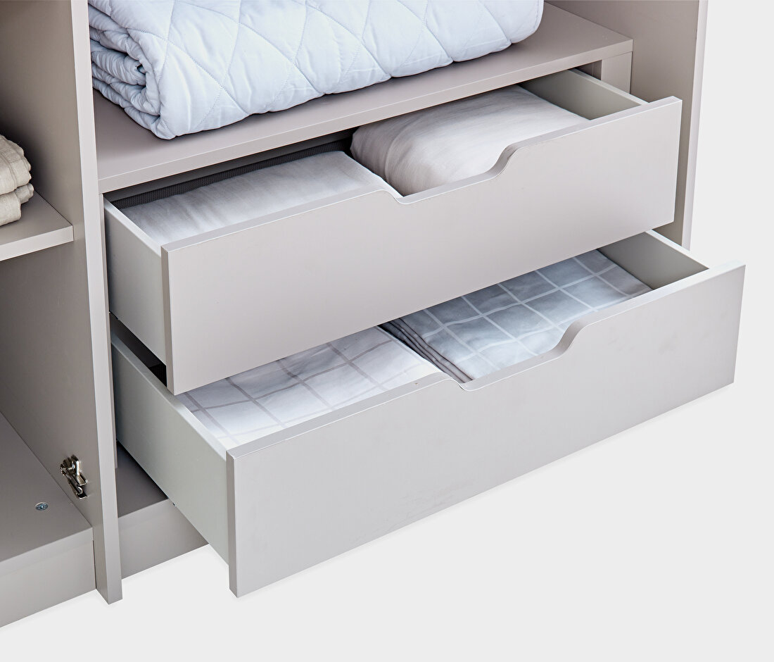 Hera Stone Color Wardrobe