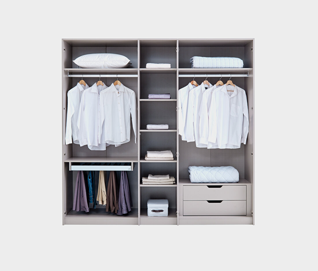 Hera Stone Color Wardrobe