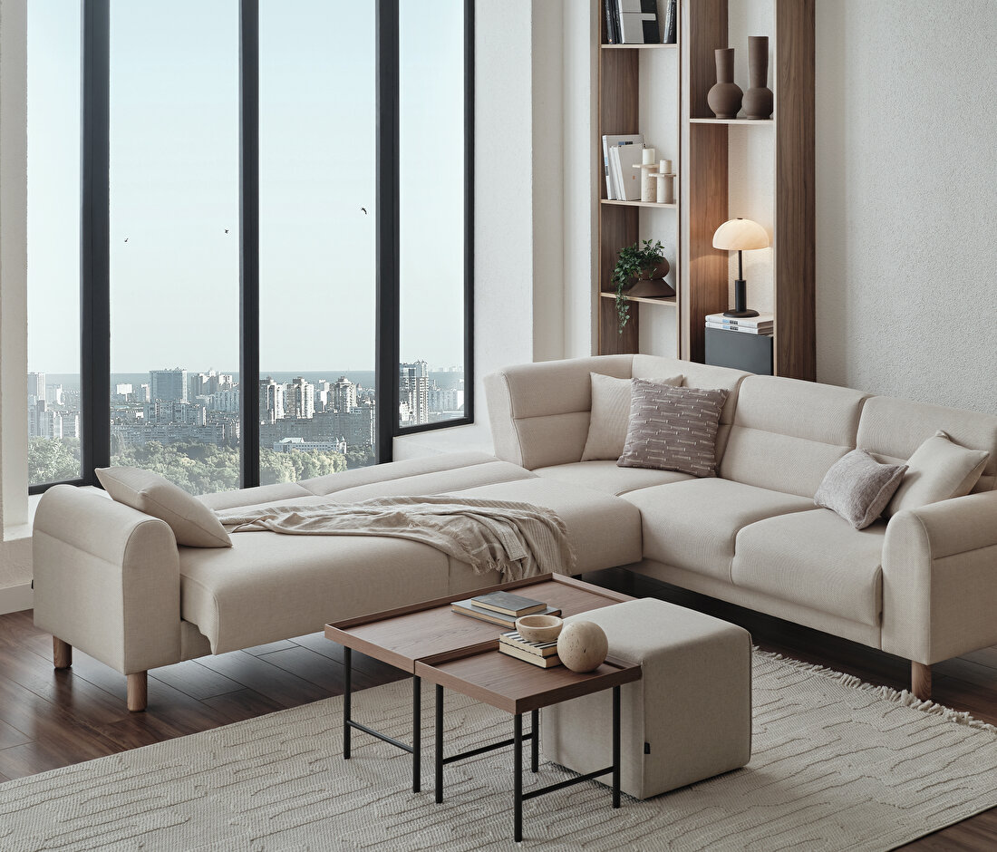 Paloma Corner Sofa Bed - Right
