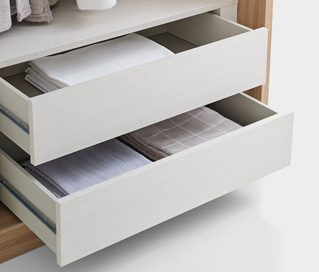 Perge Oak-Cream Wardrobe