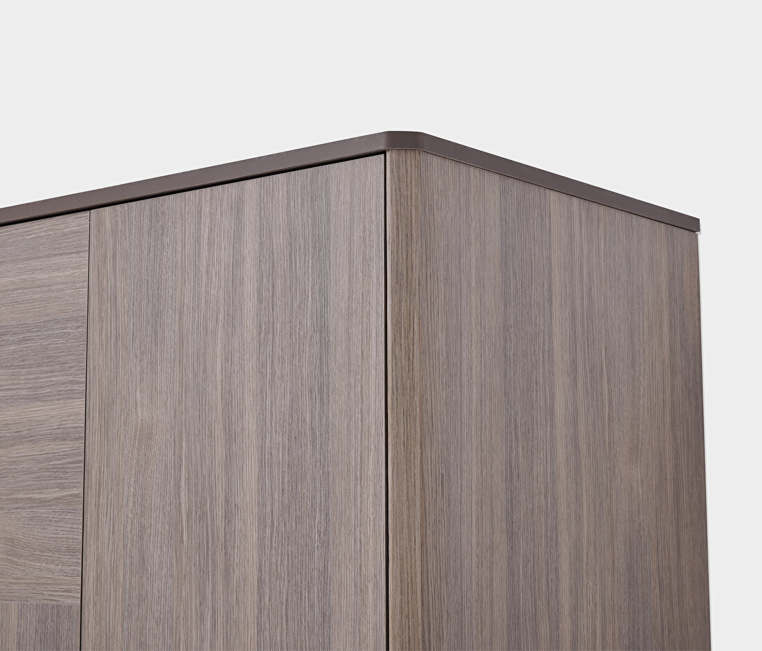 Varena Oak-Taupe Wardrobe