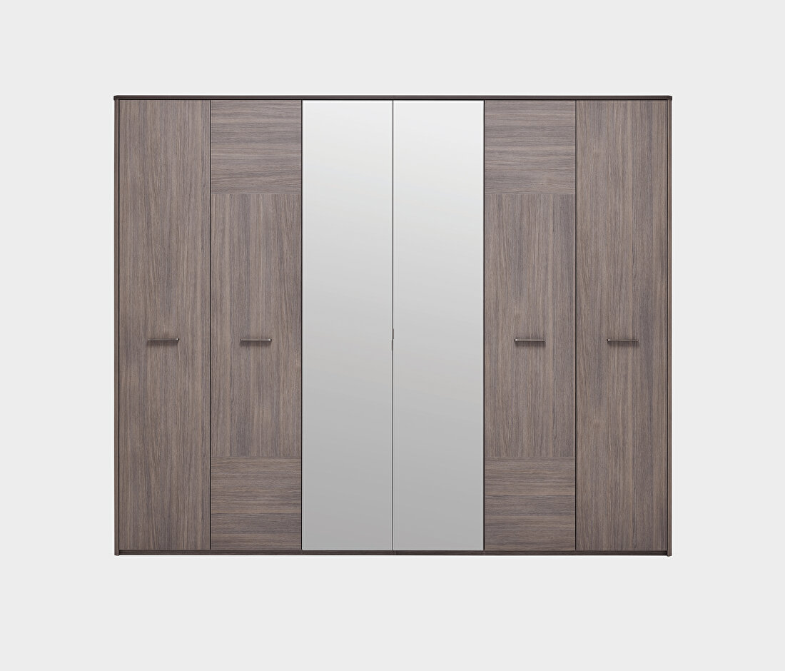 Varena Oak-Taupe Wardrobe
