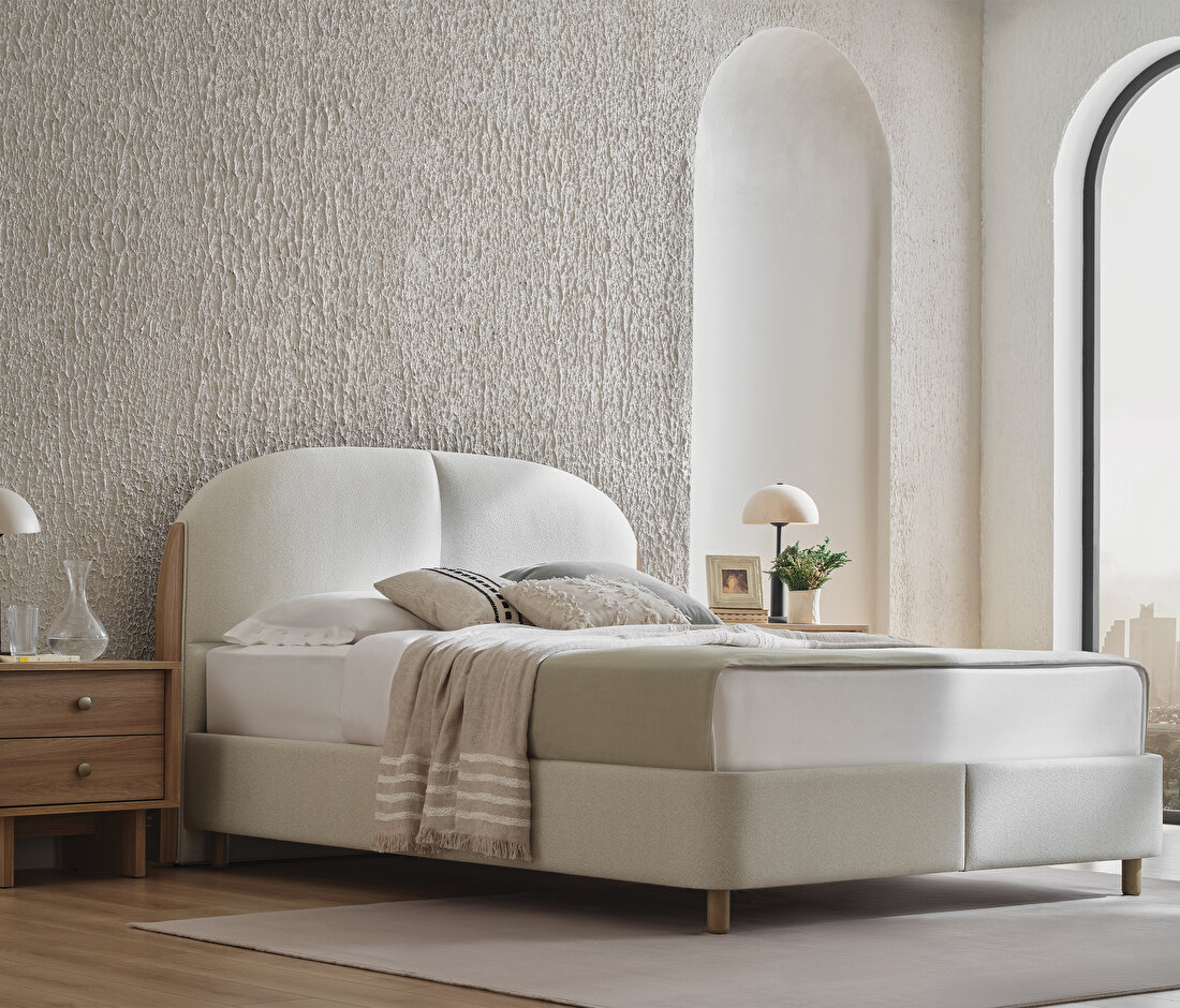 Perge Base with Headboard (180x200 cm)