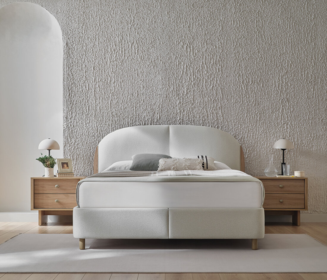 Perge Base with Headboard (180x200 cm)