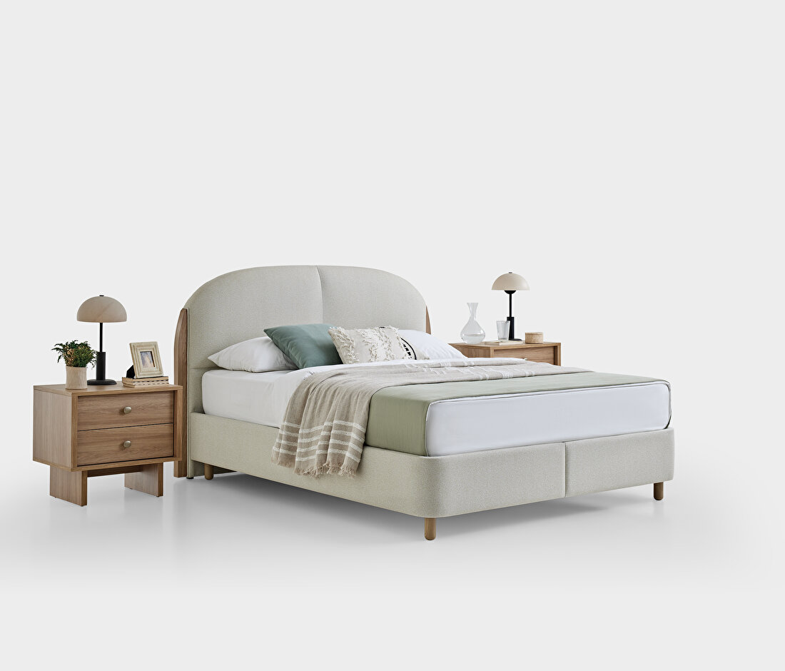 Perge Base with Headboard (200x200 cm)