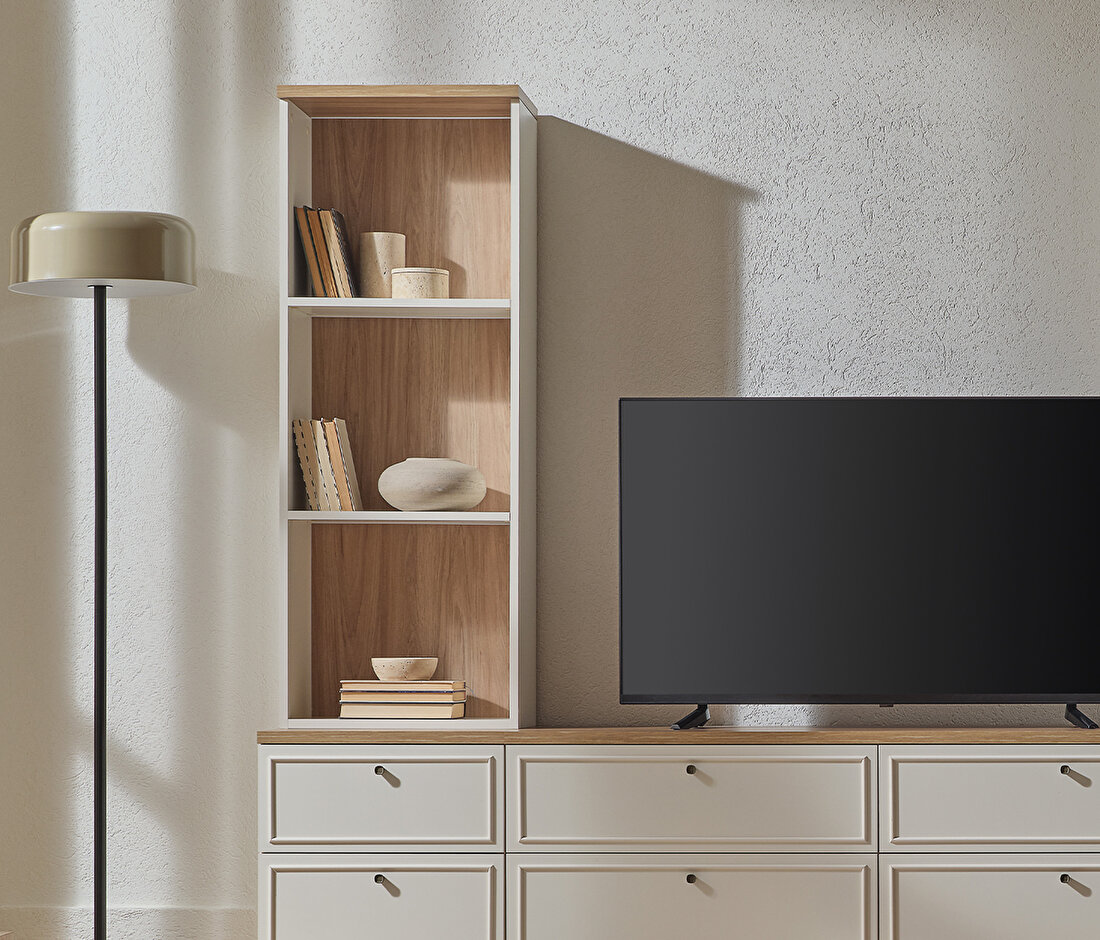 Marsana Wardrobe With Open Shelves