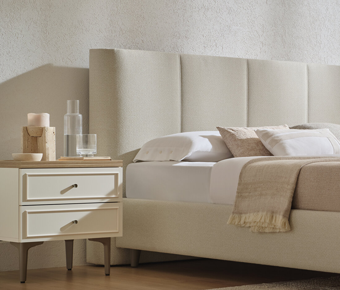 Marsana Base with Headboard(160x200 cm) 71001 Beige