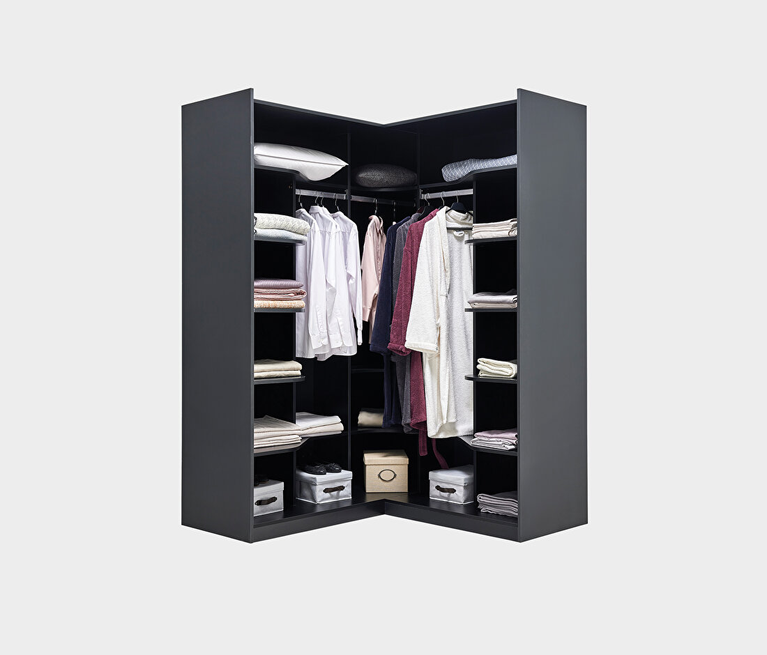 Legato Black Wardrobe