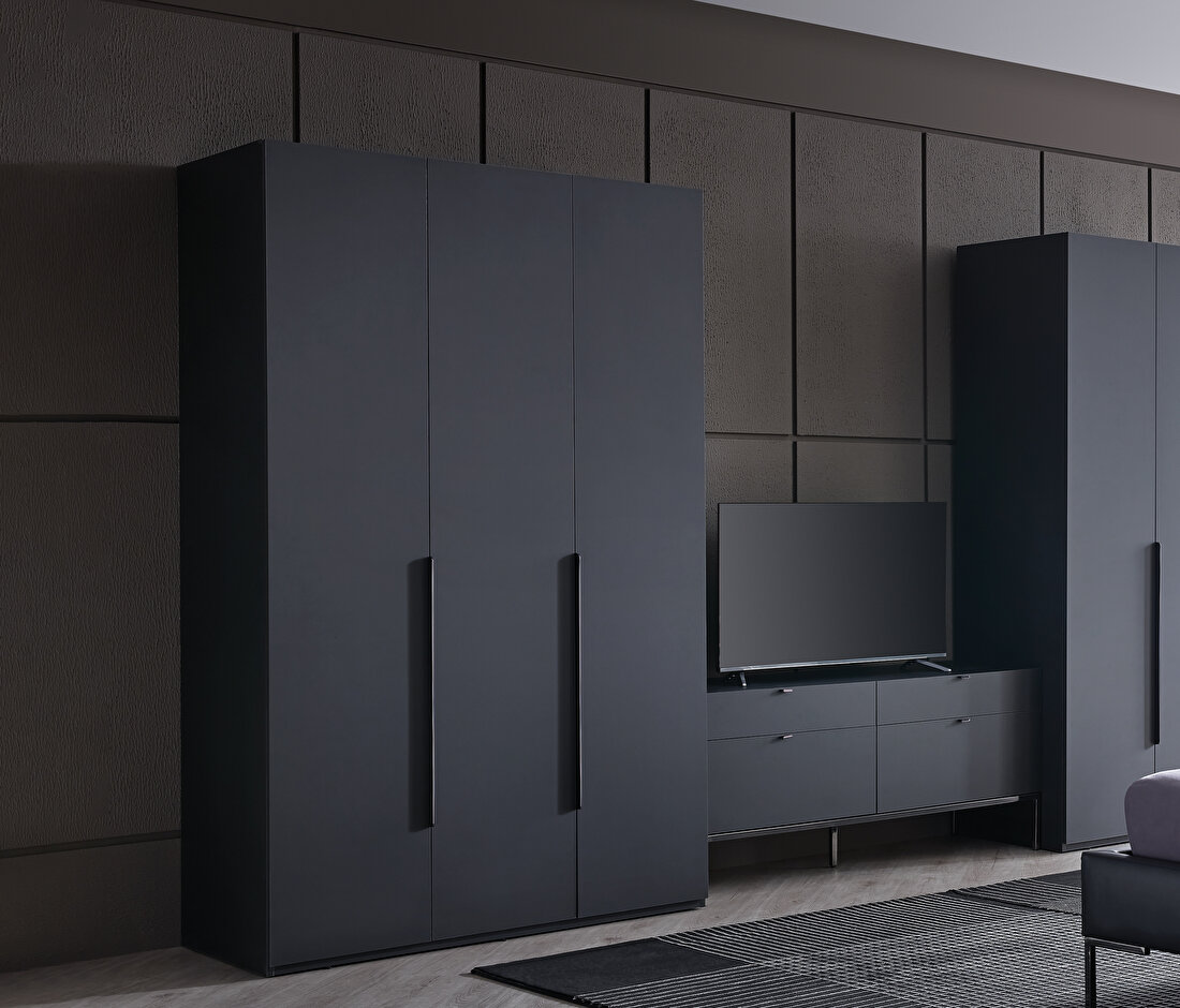 Legato Black Wardrobe