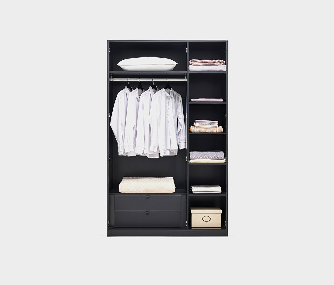 Legato Black Wardrobe