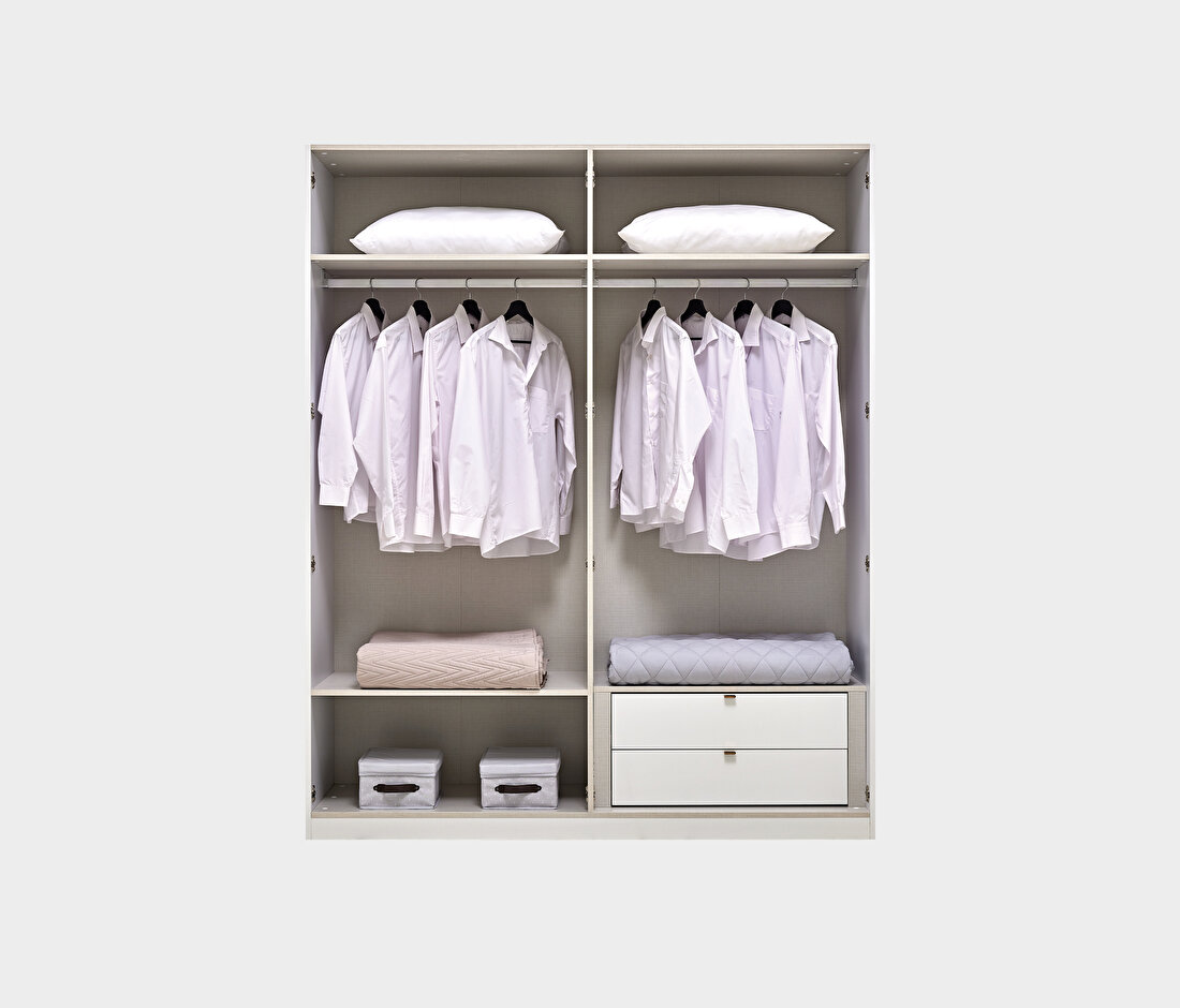 Legato White Wardrobe