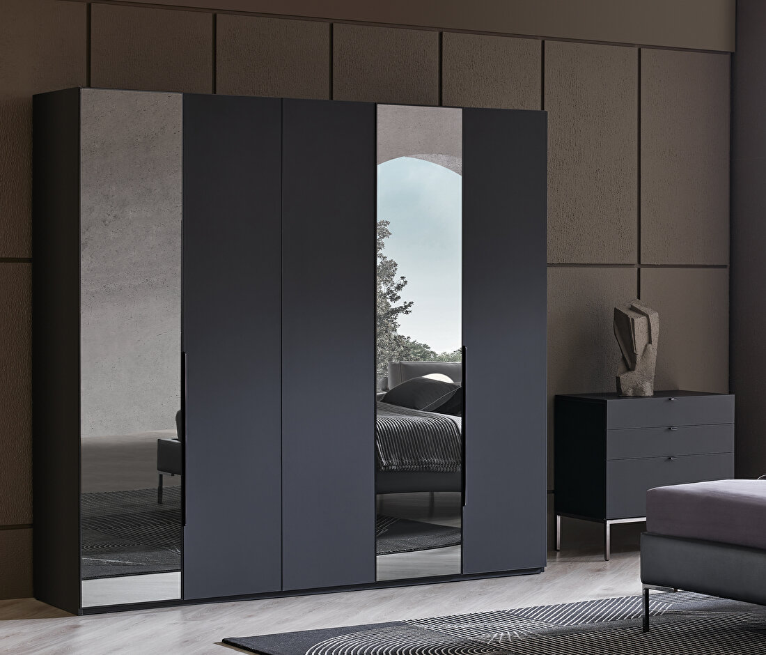 Legato Black Wardrobe