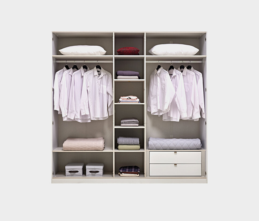 Legato White Wardrobe