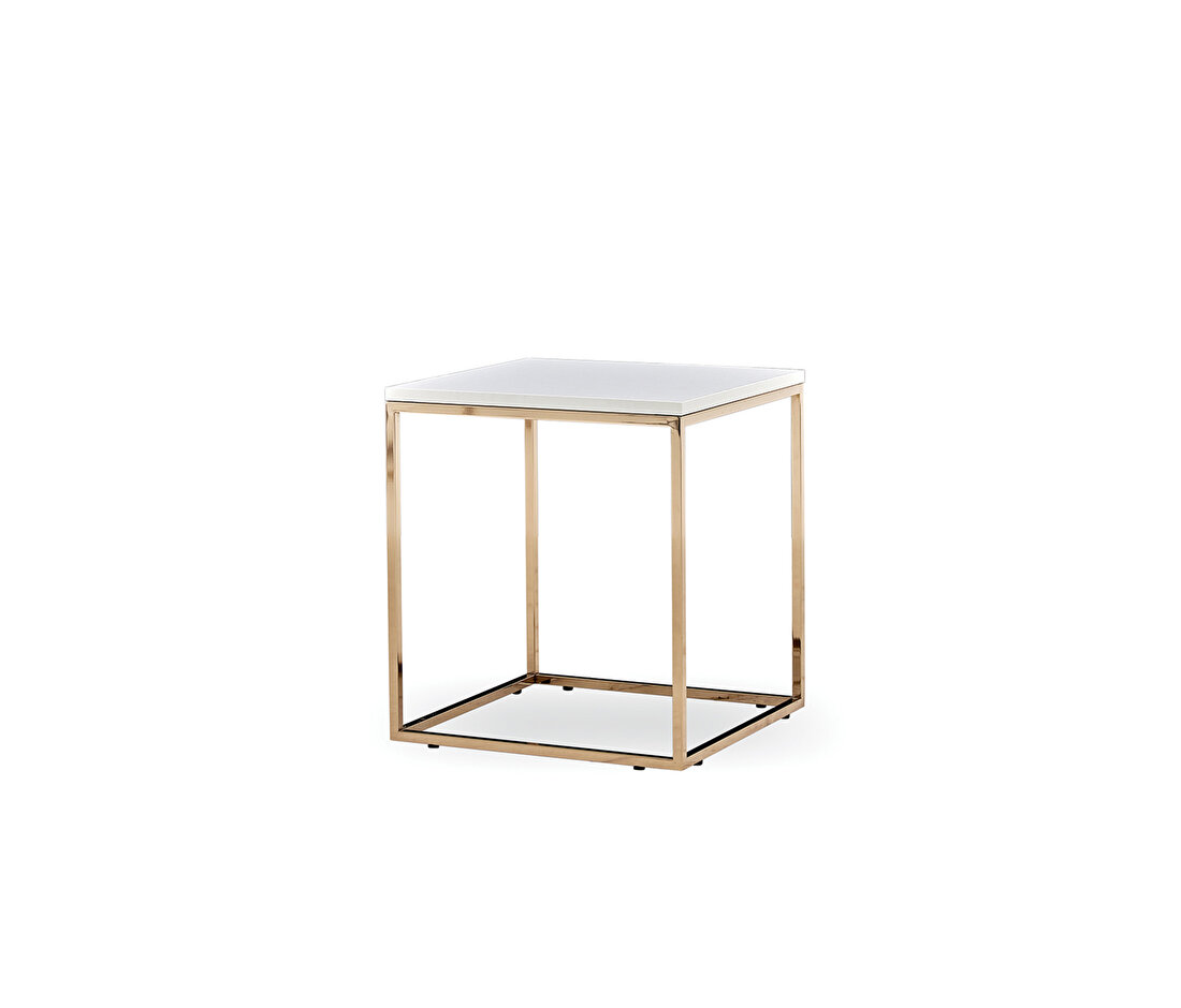 Legato White Side Table