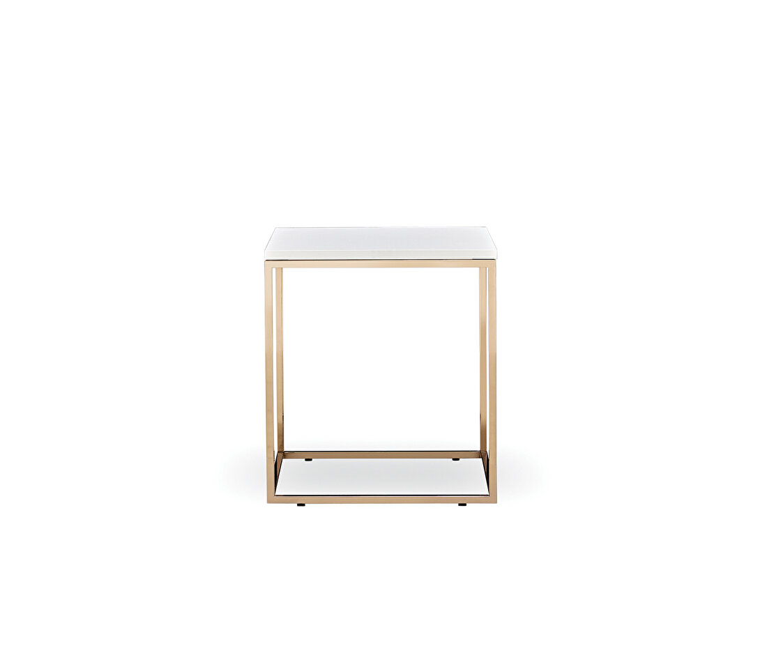 Legato White Side Table
