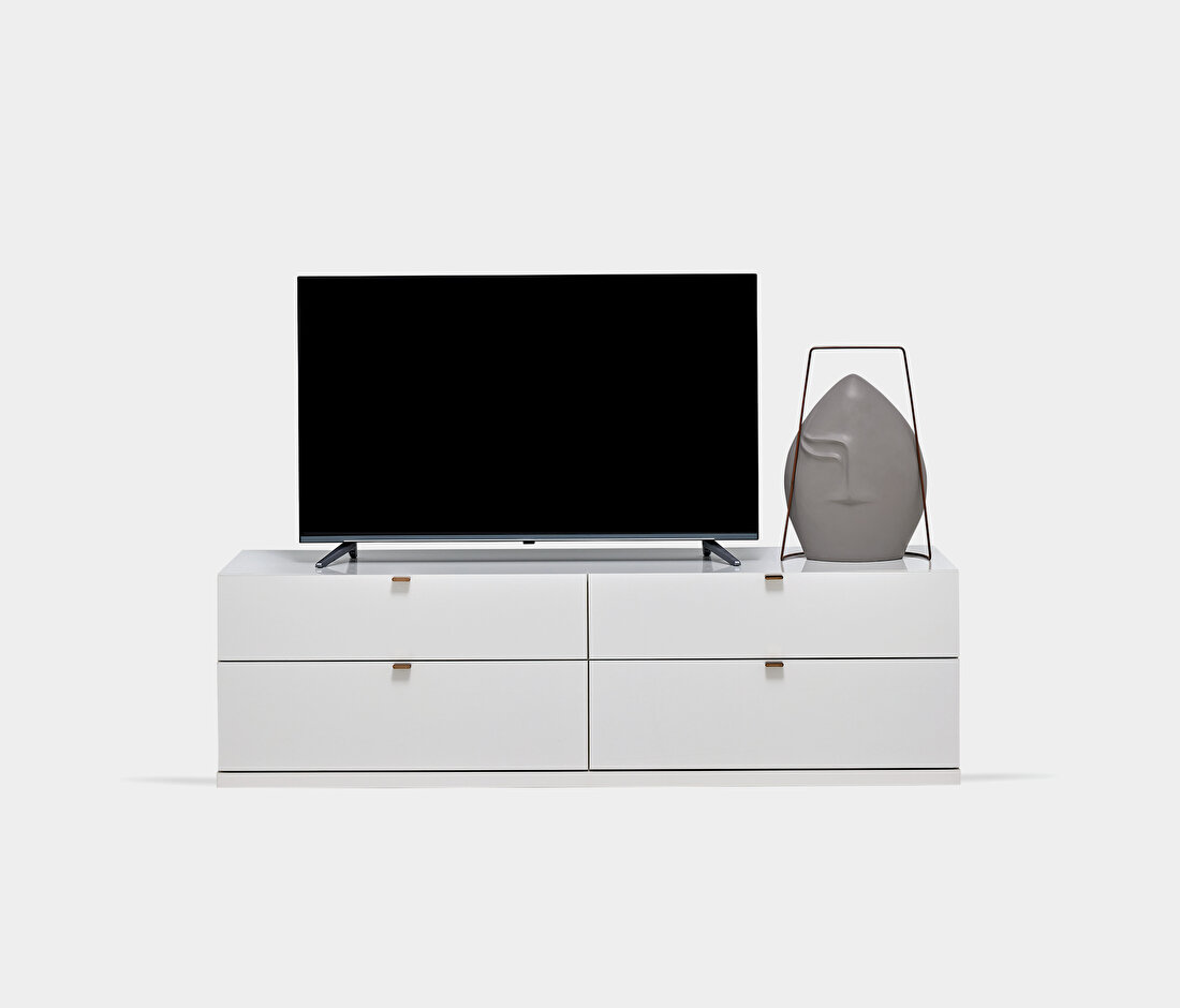 Legato White TV Unit