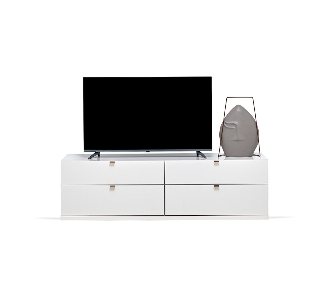 Legato White TV Unit