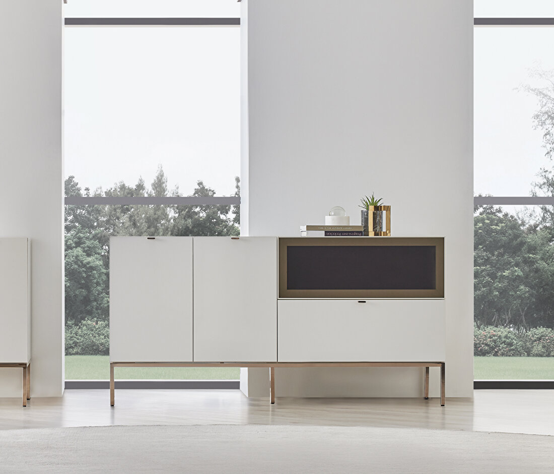 Legato White Sideboard