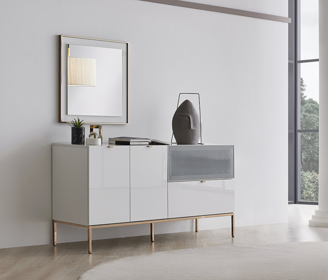 Legato White Sideboard