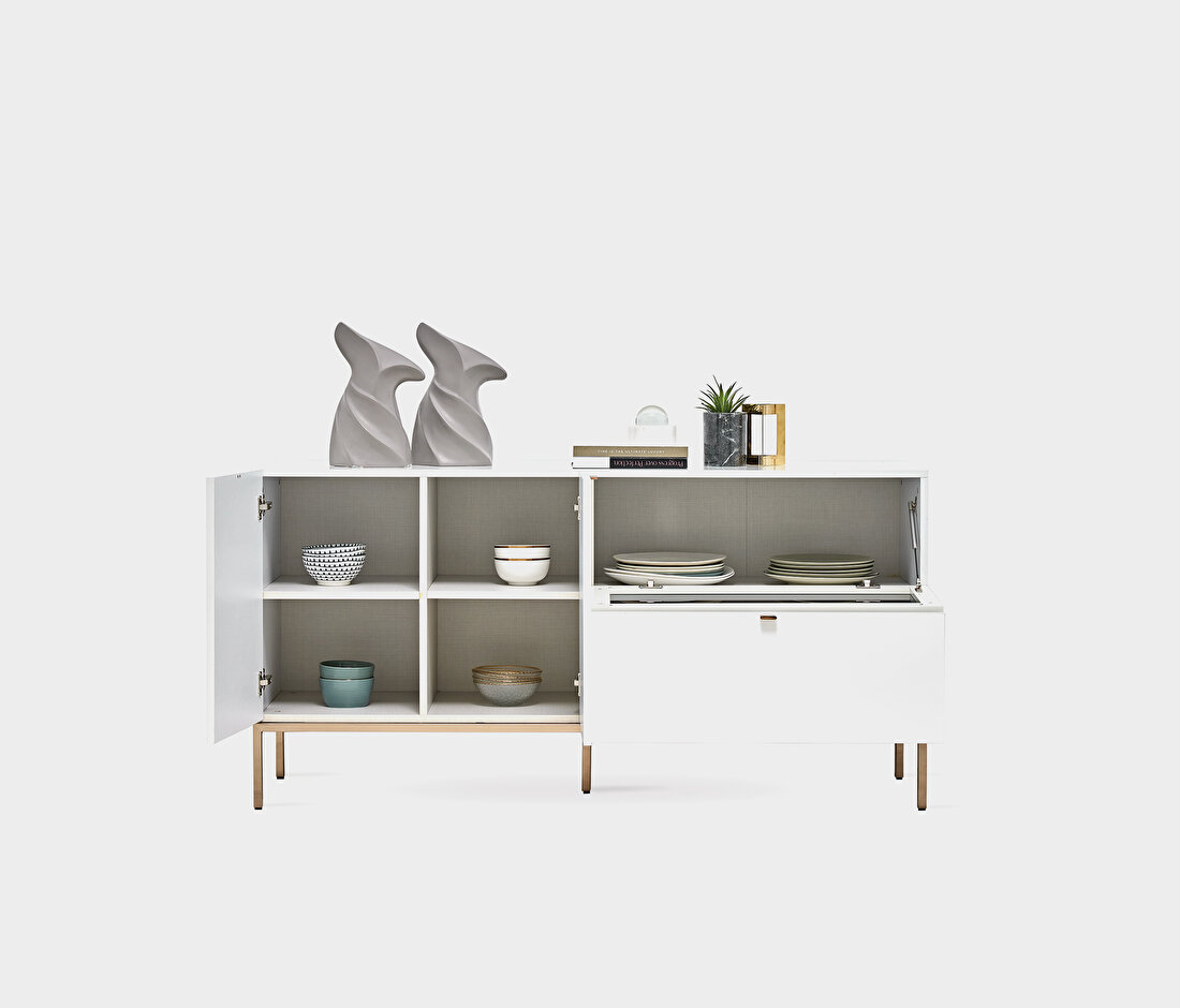 Legato White Sideboard