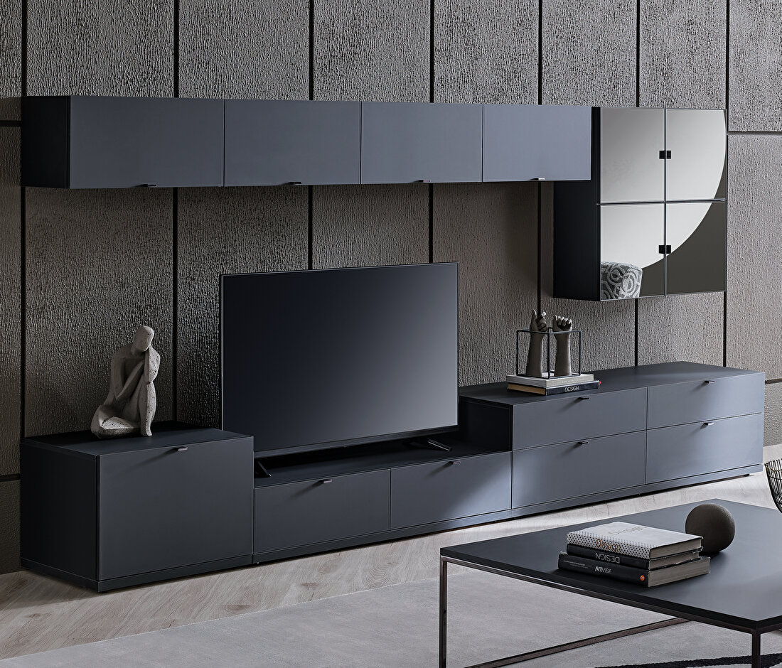 Legato Black TV Unit Combination 3