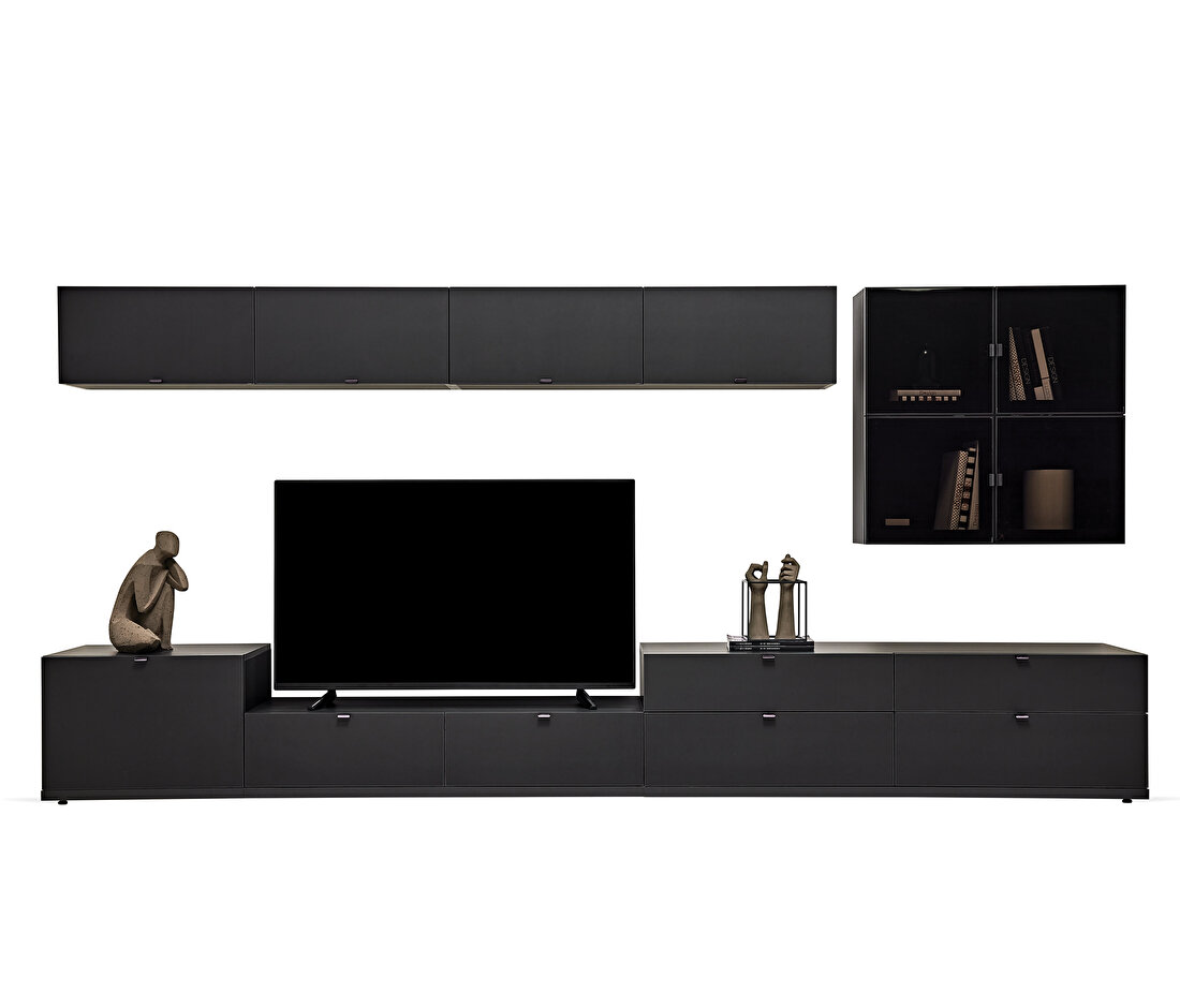 Legato Black TV Unit Combination 3