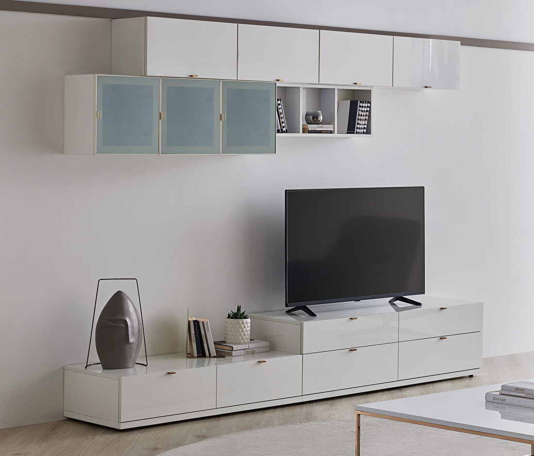 Legato White TV Unit Combination 2