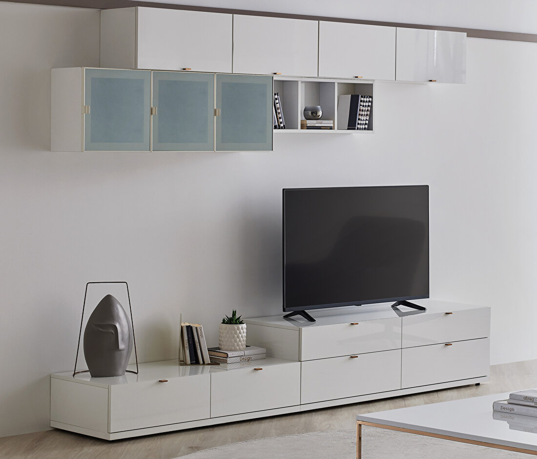 Legato White TV Unit Combination 2