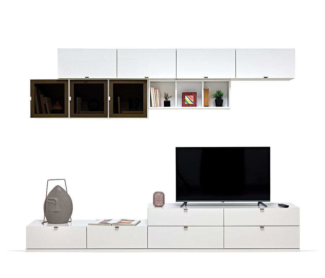 Legato White TV Unit Combination 2