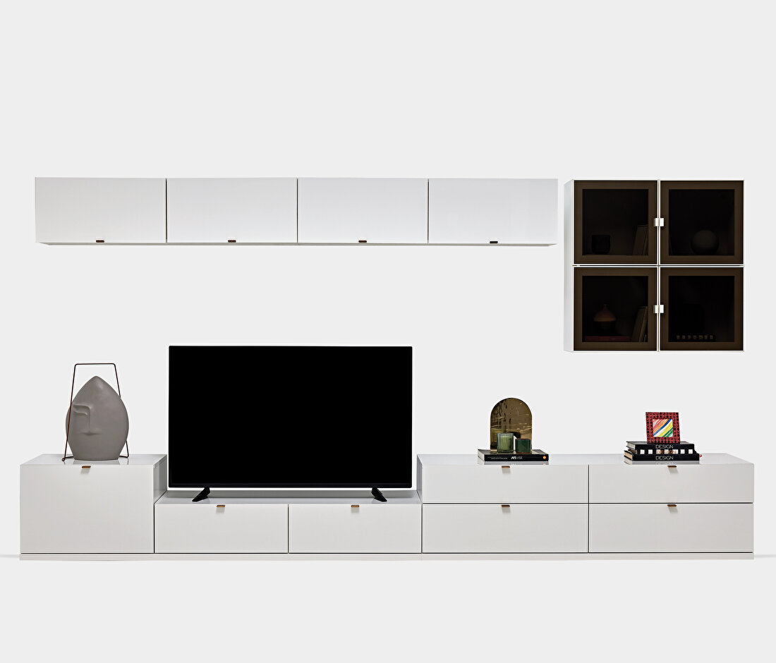 Legato White TV Unit Combination 3