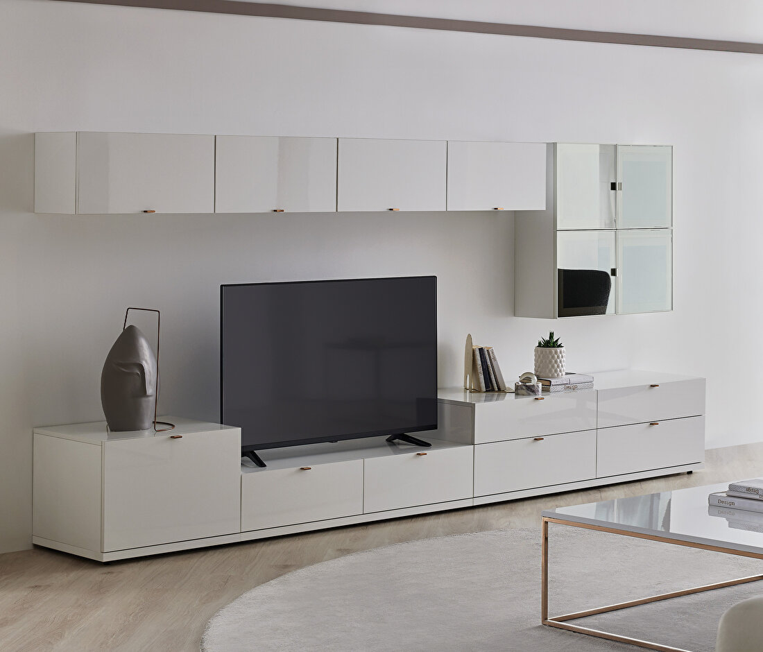 Legato White TV Unit Combination 3