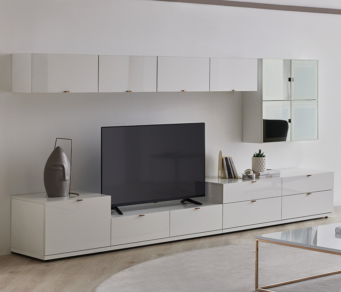 Legato White TV Unit Combination 3