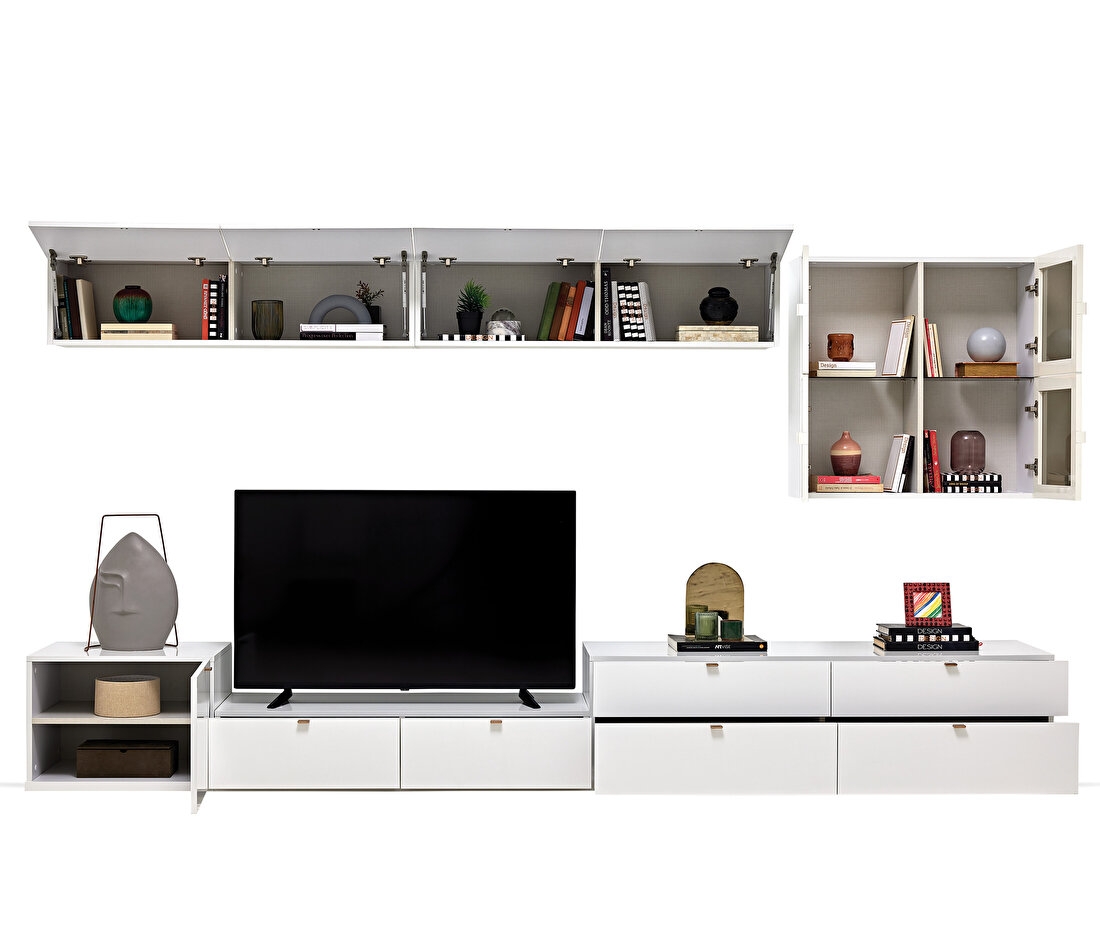 Legato White TV Unit Combination 3