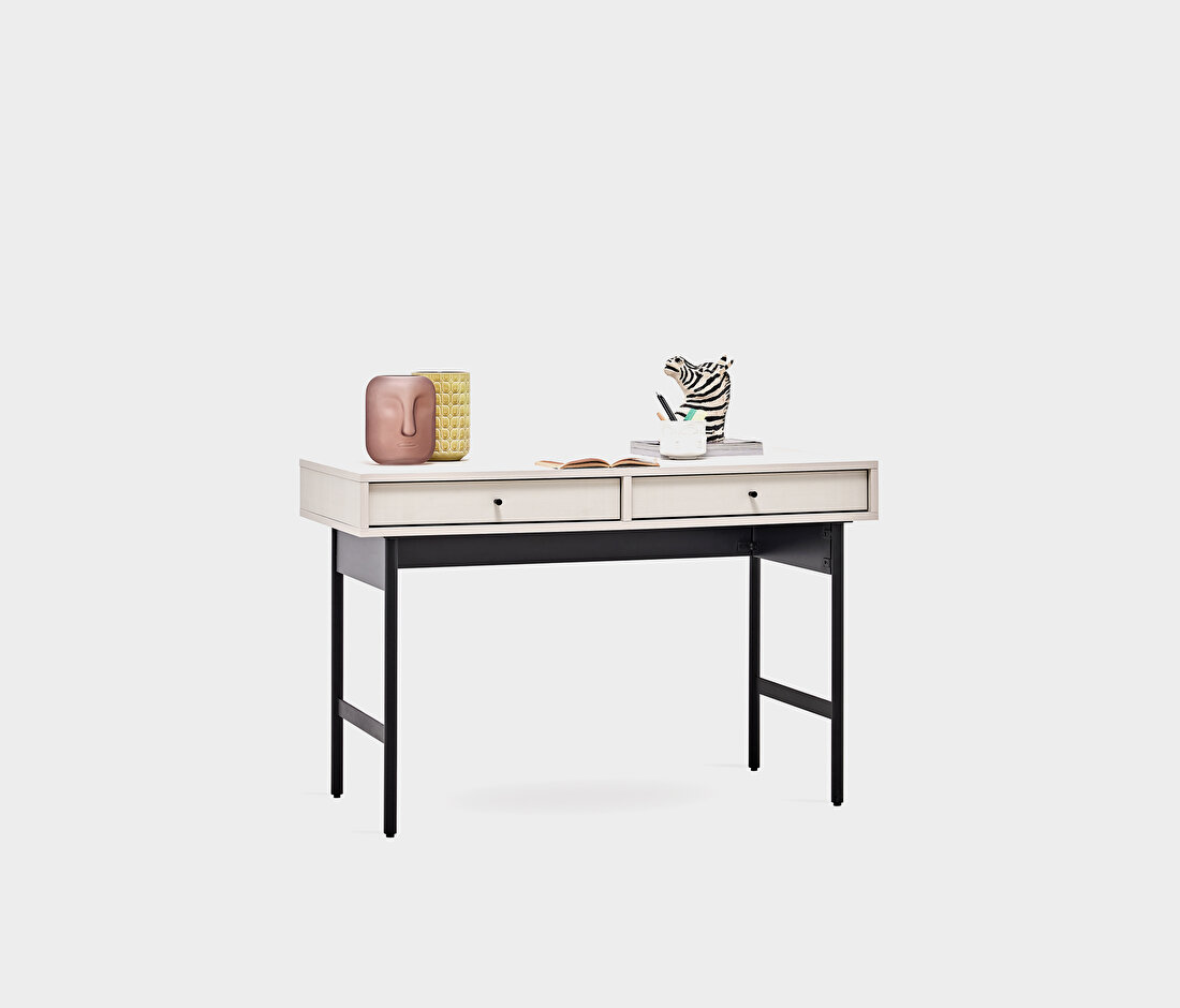 Loreto Off-White Study Desk