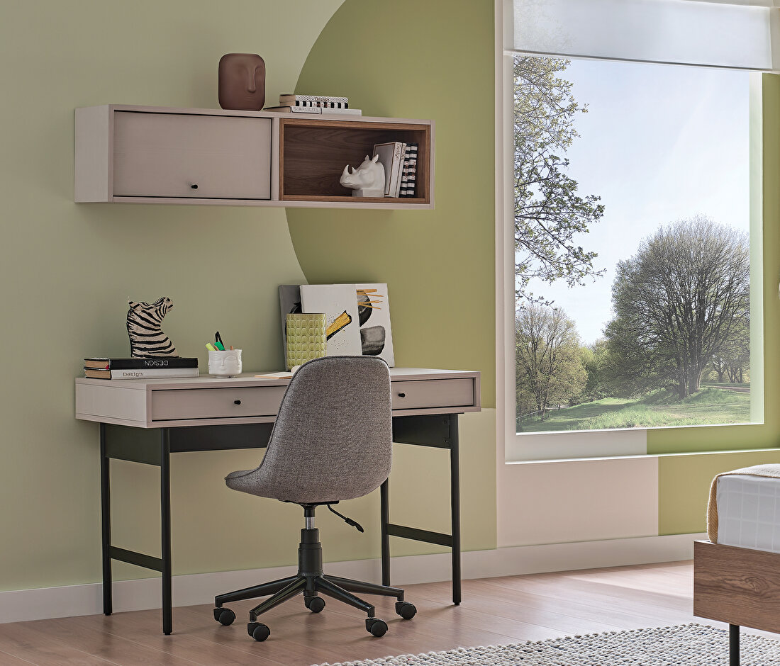 Loreto Off-White Study Desk Module