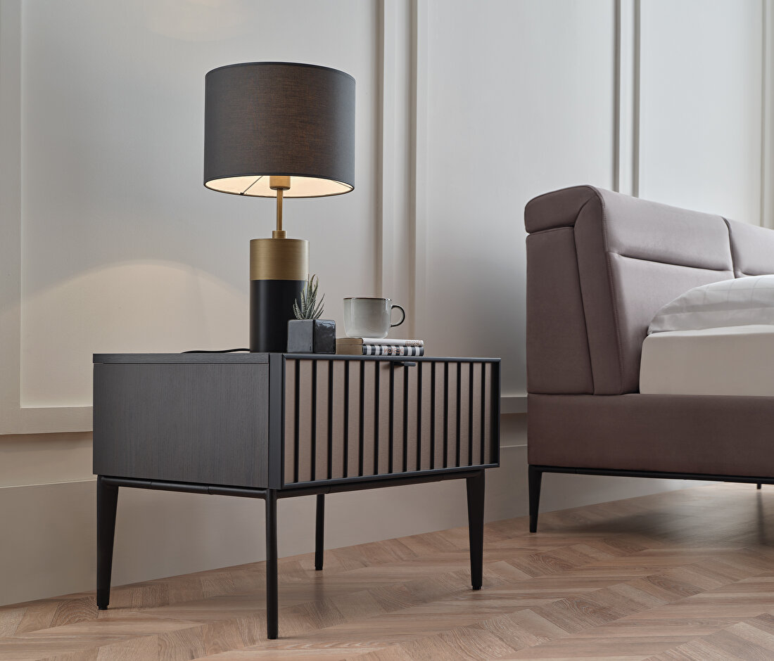 Riga Walnut Nightstand
