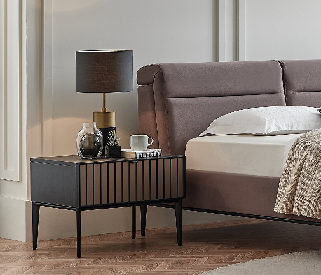 Riga Walnut Nightstand