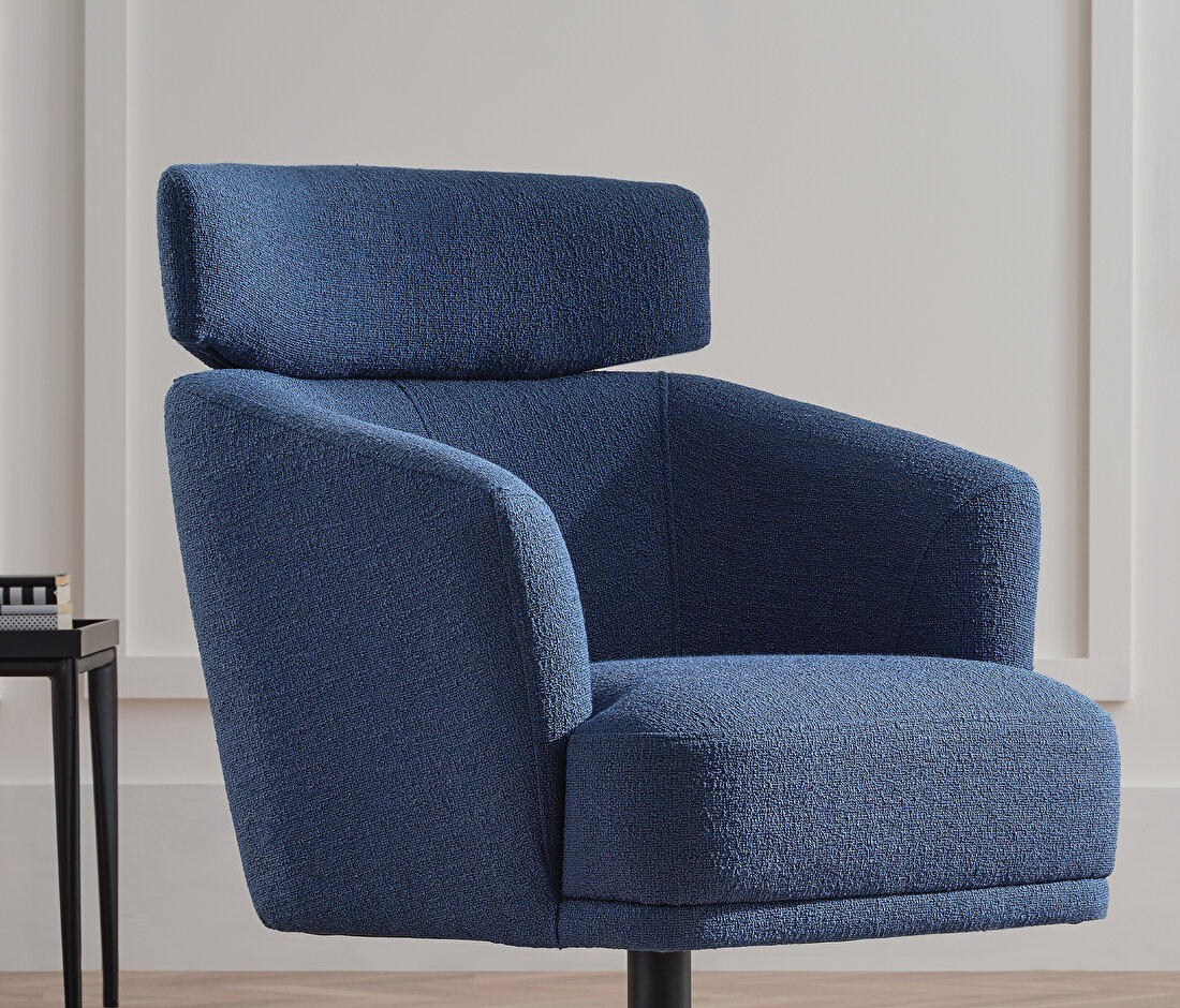 Swan Swivel Armchair - with Headrest