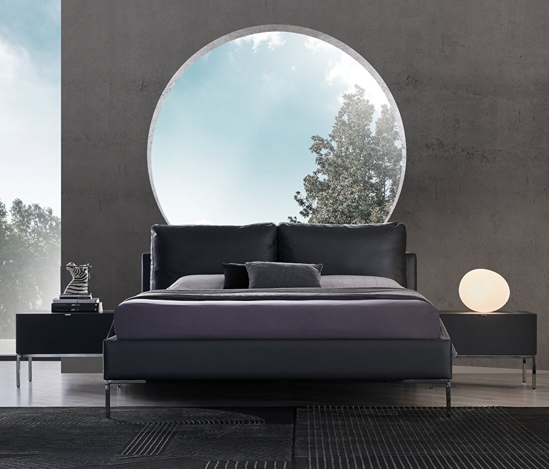 Legato Bedframe with Headboard(200x200 cm)