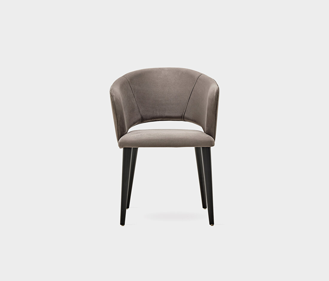Riga Chair with Wooden Legs with Armrests