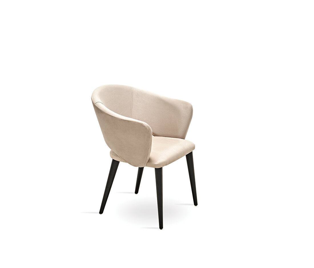 Riga Chair with Wooden Legs with Armrests