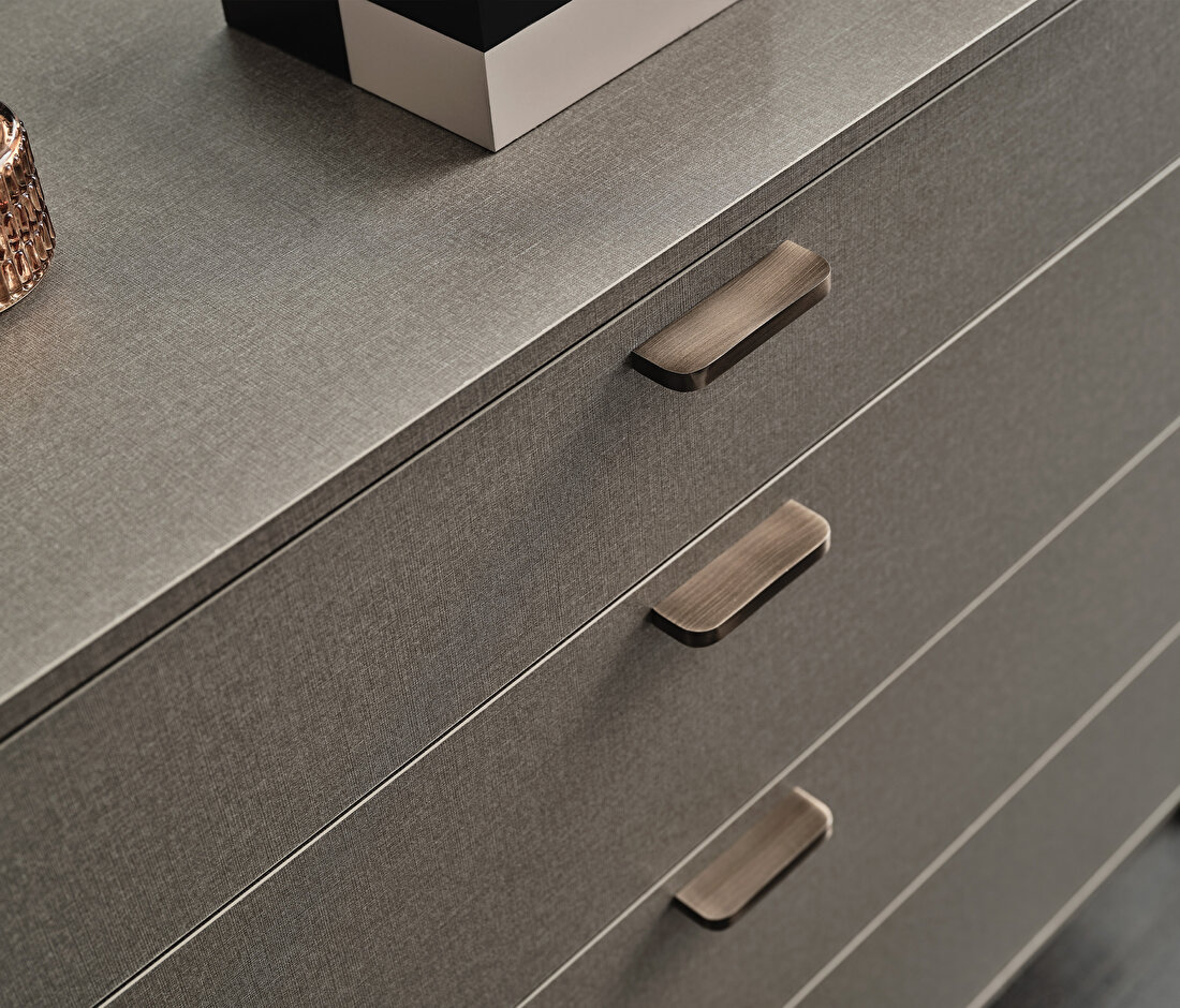 Berta Taupe Chest of Drawers