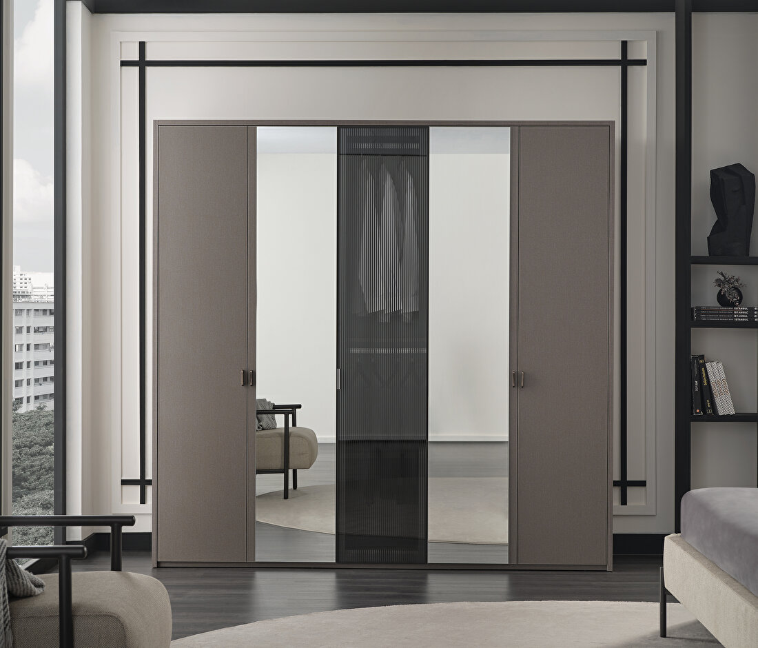 Berta Taupe Wardrobe