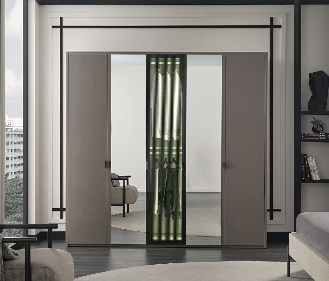 Berta Taupe Wardrobe