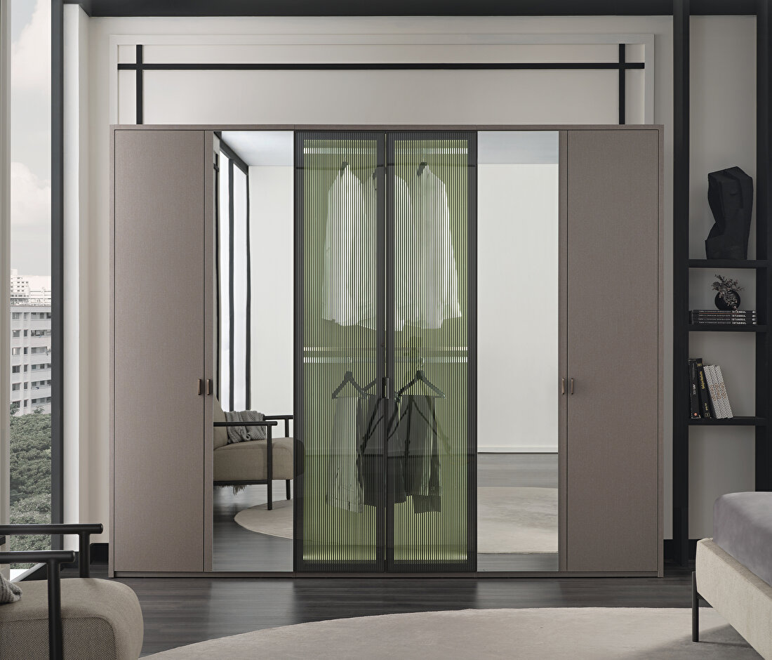 Berta Taupe Wardrobe