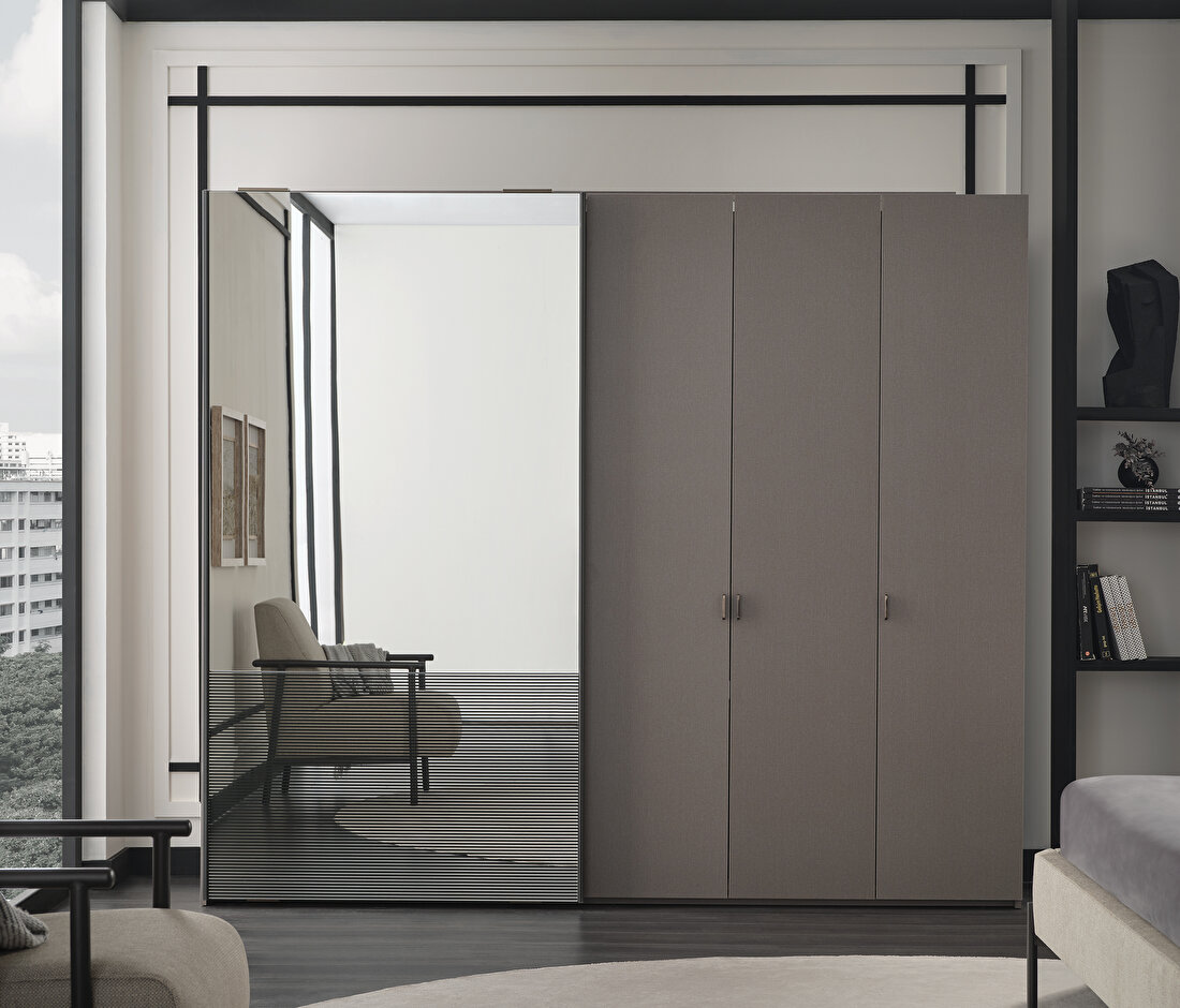 Berta Taupe Wardrobe