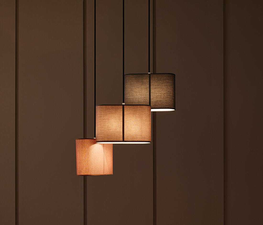 Linen Triple Pendant Lamp