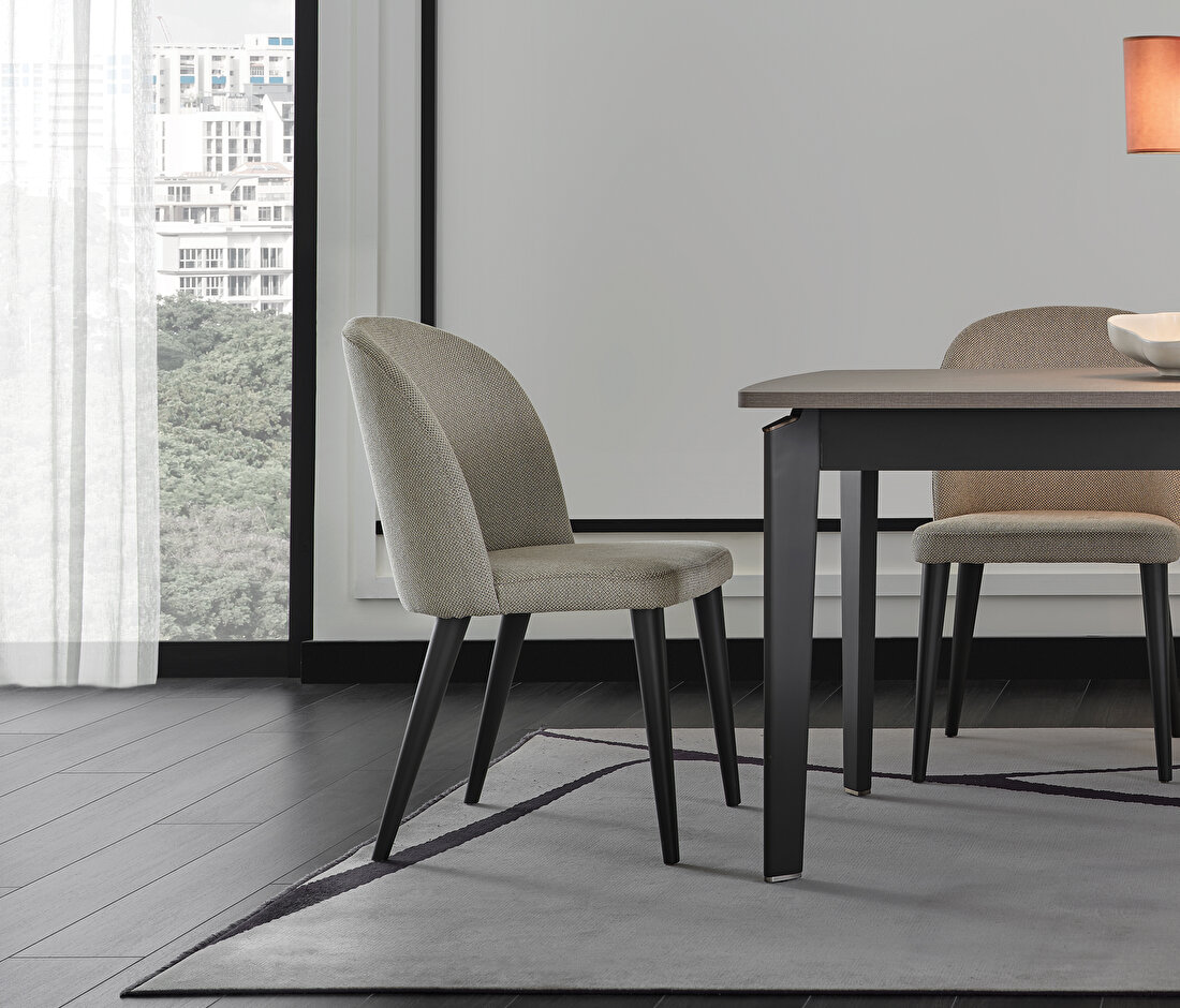 Berta Wooden Legged Chair